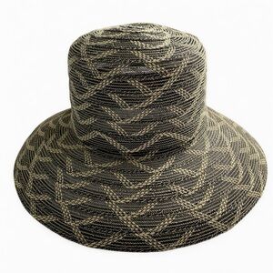 Giovannio Wide Brim Gray &‎ Tan Women’s Hat